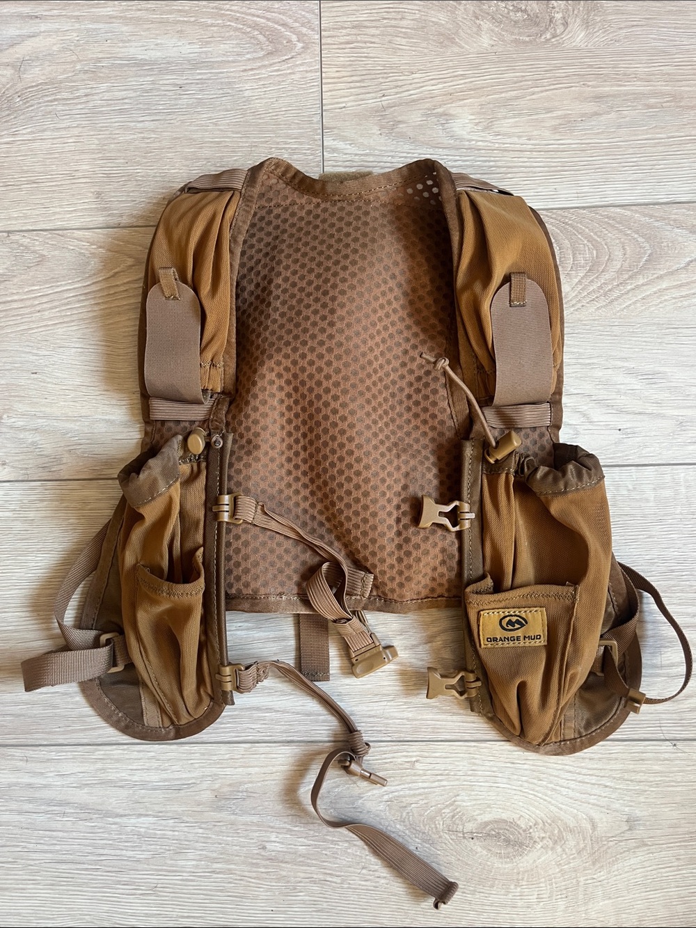 Orange Mud Hydration Vest in Brown